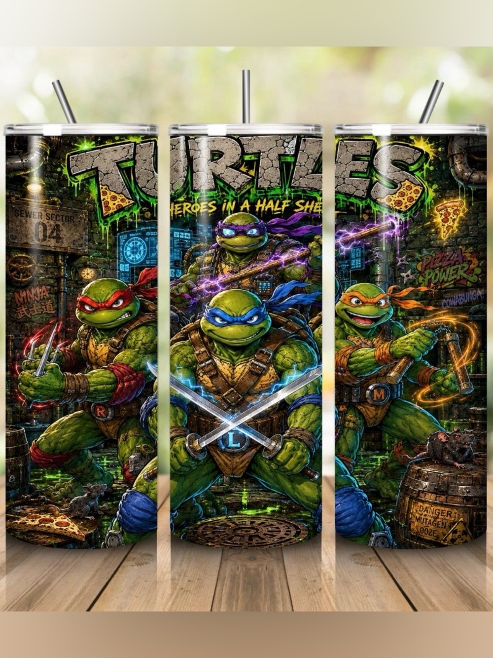 Green Stainless Steel Travel Tumbler